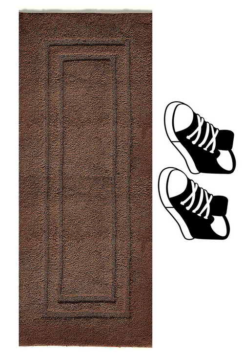 Luxury Extra Large Bath Mat 100% Egyptian Cotton Floor Mats Bath Rugs Water Absorbent Bathroom Toilet Pedestal Carpet Mats - Towelsbay